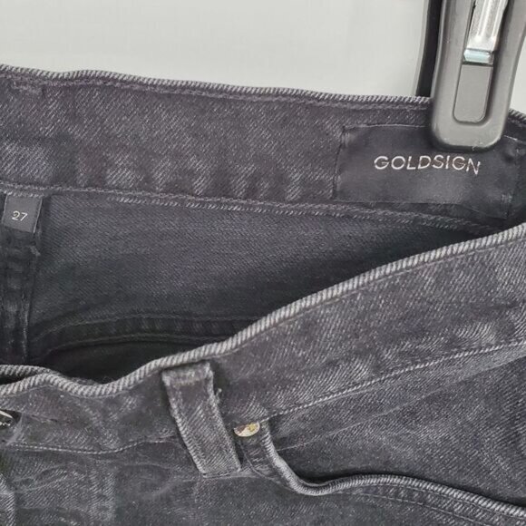 Women's Goldsign The Lawler High Rise Slim-Straight Jeans in Esther Size 27 NWOT - Picture 3 of 5